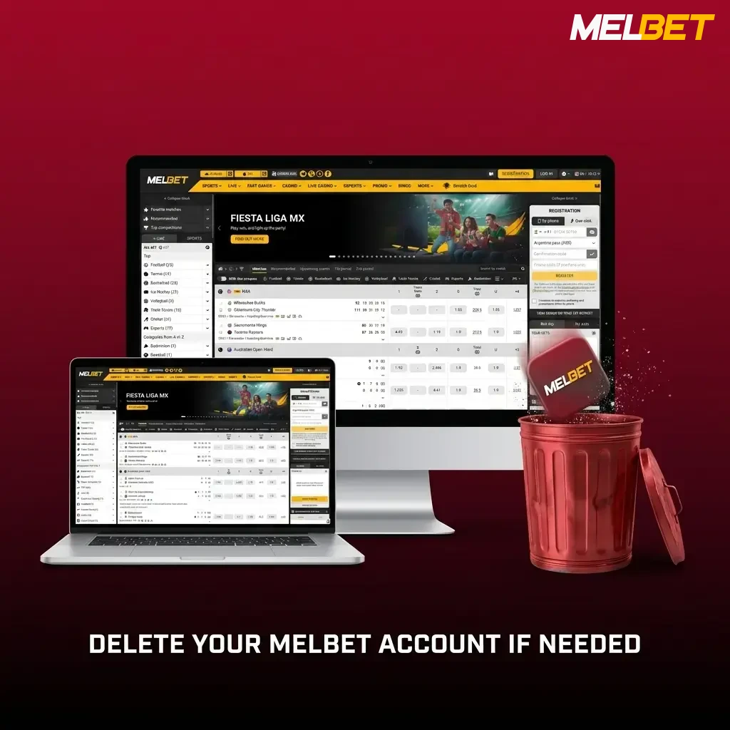 Steps to delete Melbet account via settings or support, withdraw funds, verify identity, and confirm permanent closure.