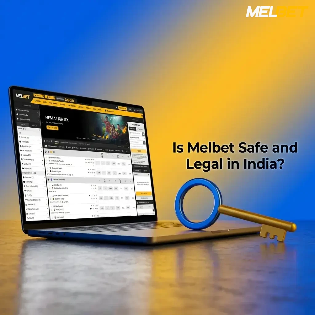 Melbet India legal safety review showing Curaçao licence SSL encryption and KYC verification for secure betting