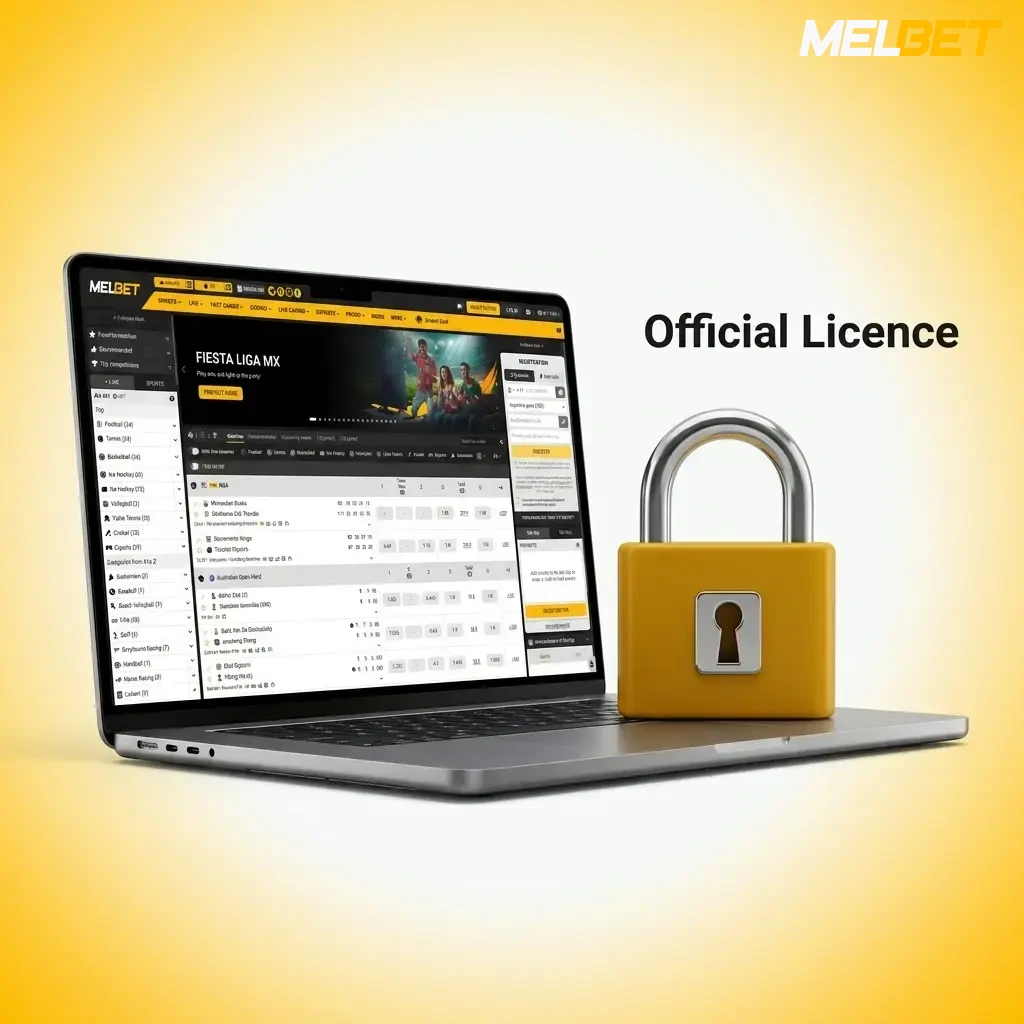 Melbet official Curaçao eGaming licence No. 8048/JAZ for legal sports betting and casino in India