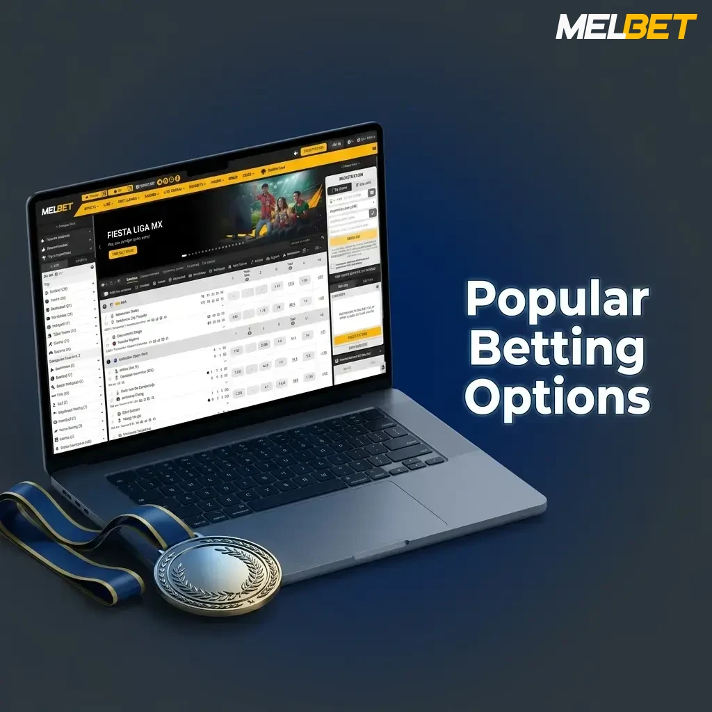 Melbet popular betting options for Indian players covering various sports events and betting styles