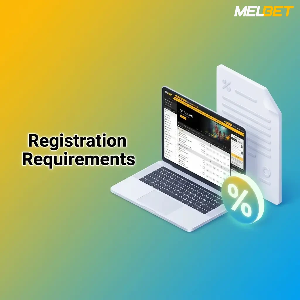 Melbet sign up registration requirements including age limit, one account rule, ID verification, and geographic eligibility
