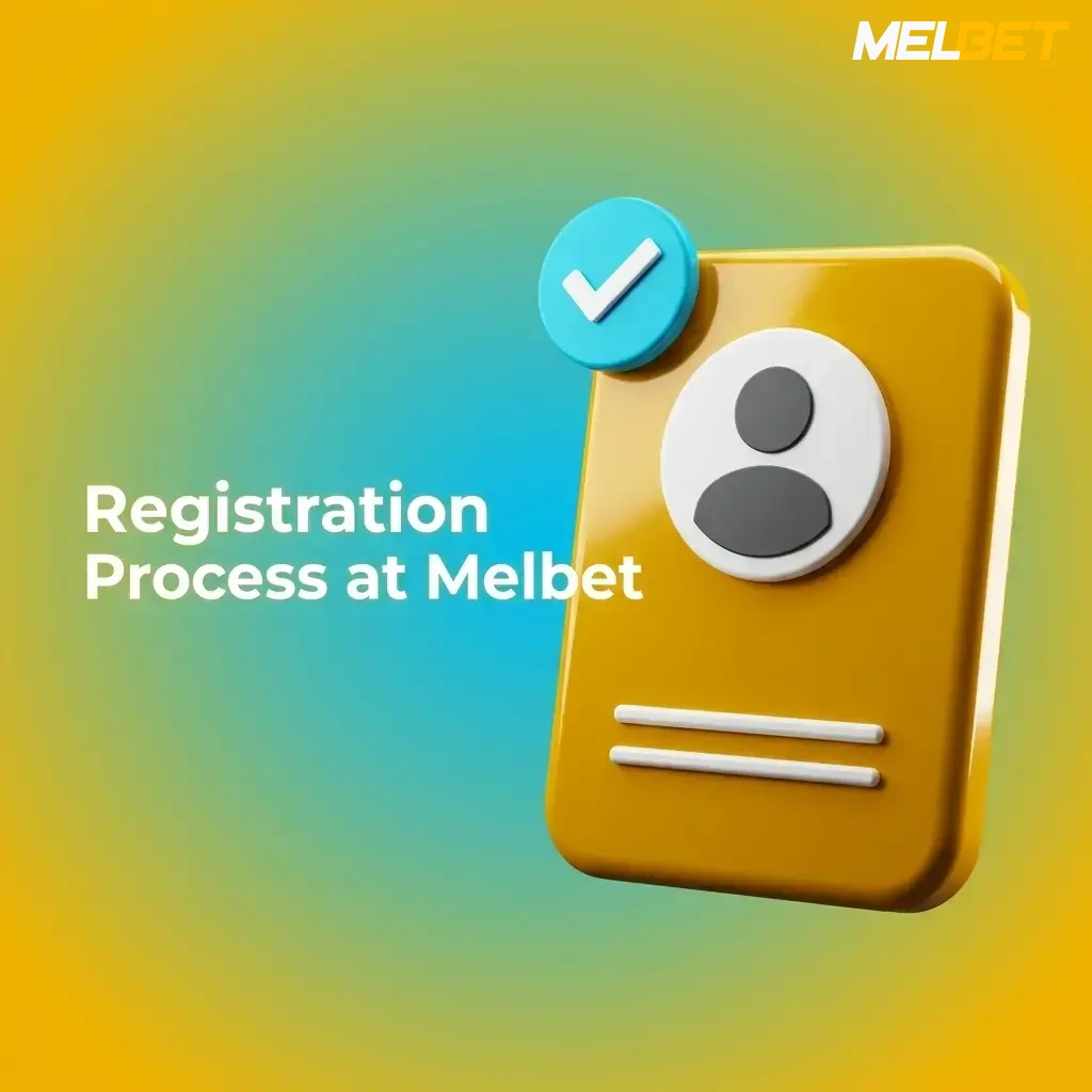 Melbet registration process steps showing sign-up options via email, phone, or social media for Indian players in INR